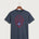 Upsala High School Football (Boys) - Heather Navy Port & Co Core Cotton Tee. PC54