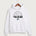 Long Prairie Grey Eagle High School Volleyball (Girls) - White Port & Co Core Fleece Pullover Hooded Sweatshirt. PC78H