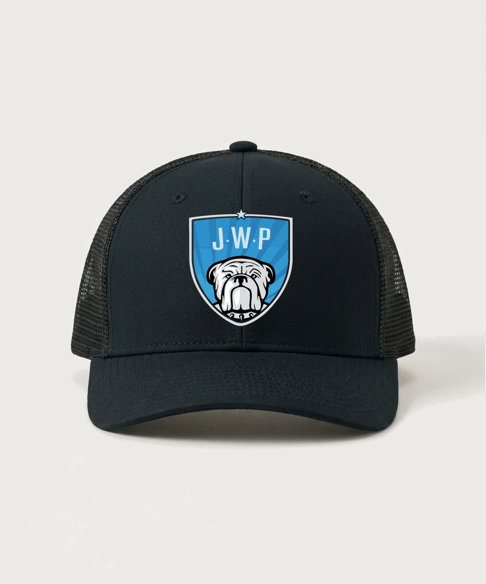 Janesville Waldorf Pemberton Volleyball (Girls) - Black/ Black Sport-Tek Club Trucker Cap STC46