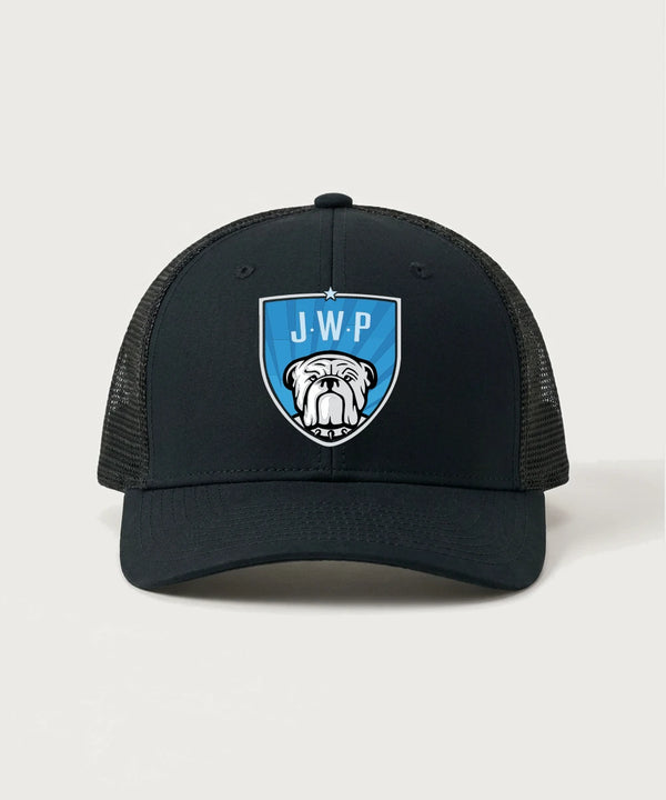 Janesville Waldorf Pemberton Volleyball (Girls) - Black/ Black Sport-Tek Club Trucker Cap STC46