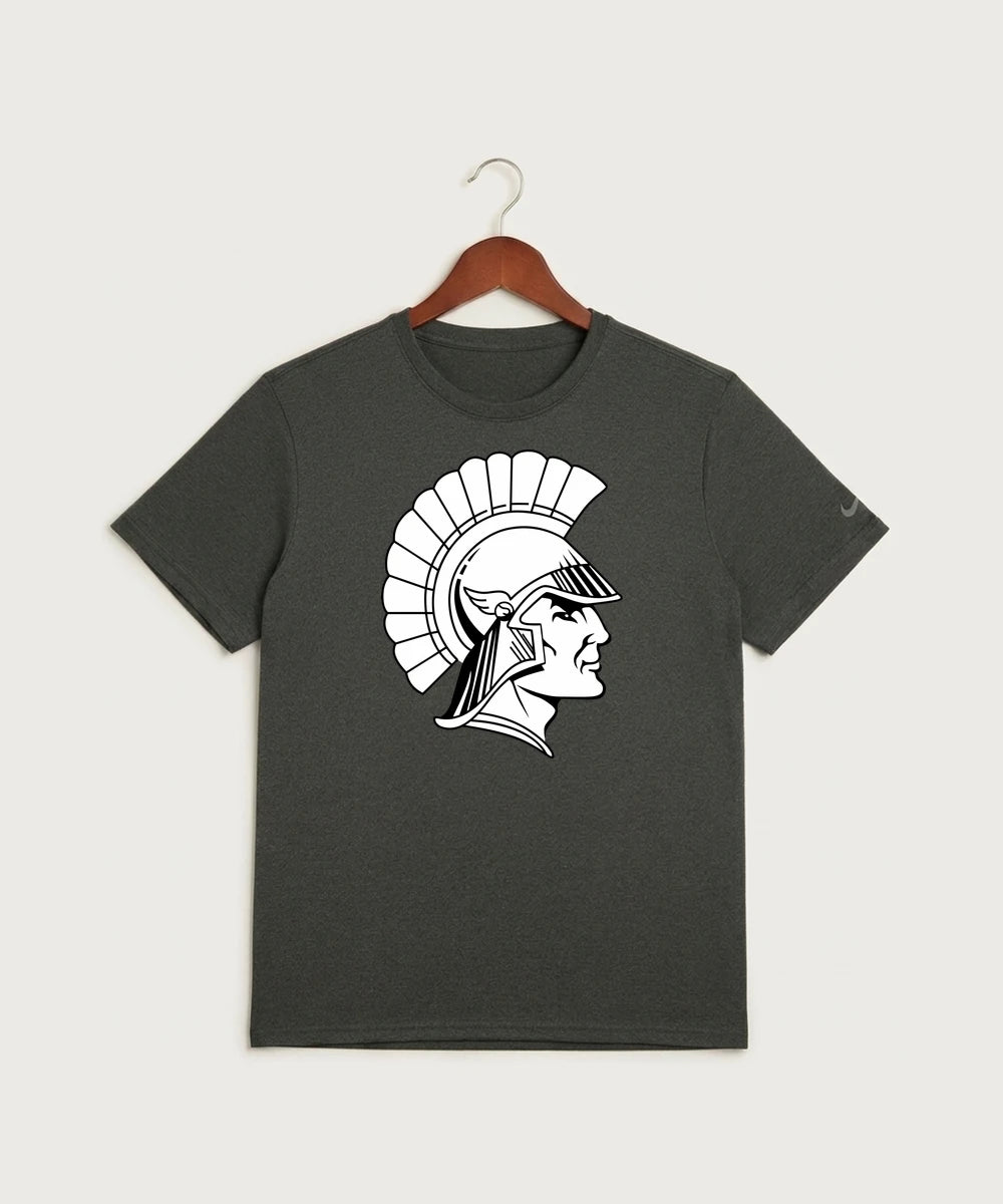 Wauwatosa West Football - Dark Smoke Heather Nike Swoosh Sleeve rLegend Tee NKDX8730