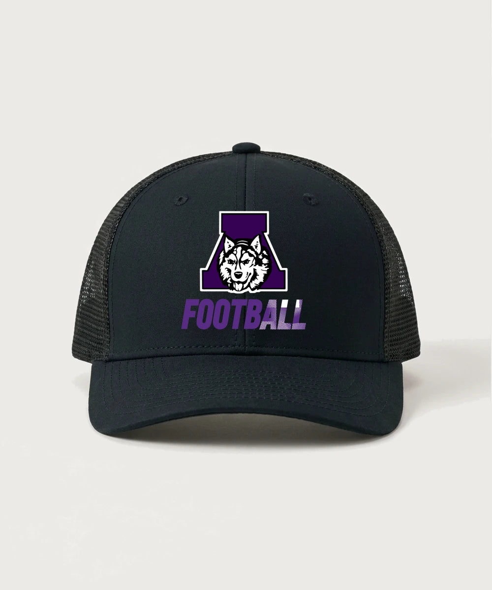 Albany High School Football (Boys) - Black/ Black Sport-Tek Club Trucker Cap STC46