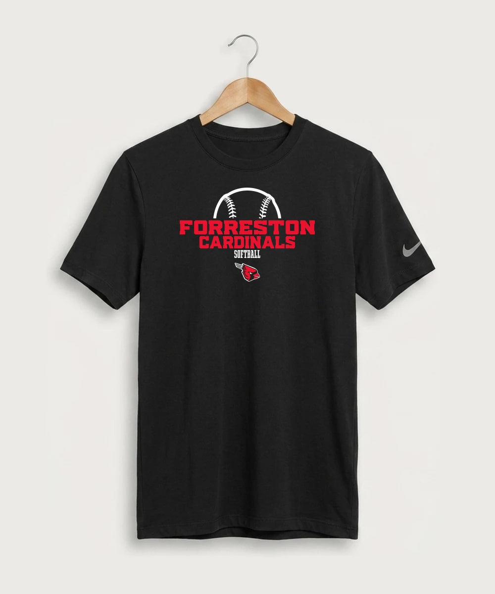 Forreston Softball - Black Nike Swoosh Sleeve rLegend Tee NKDX8730