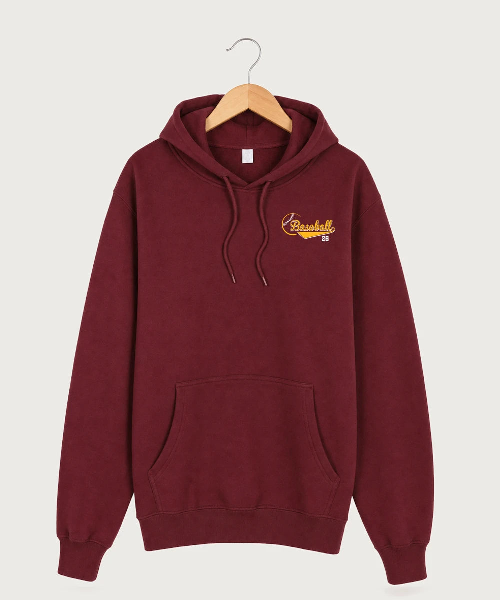 MAYBA Baseball Team Store - Burgundy Hoodie Value