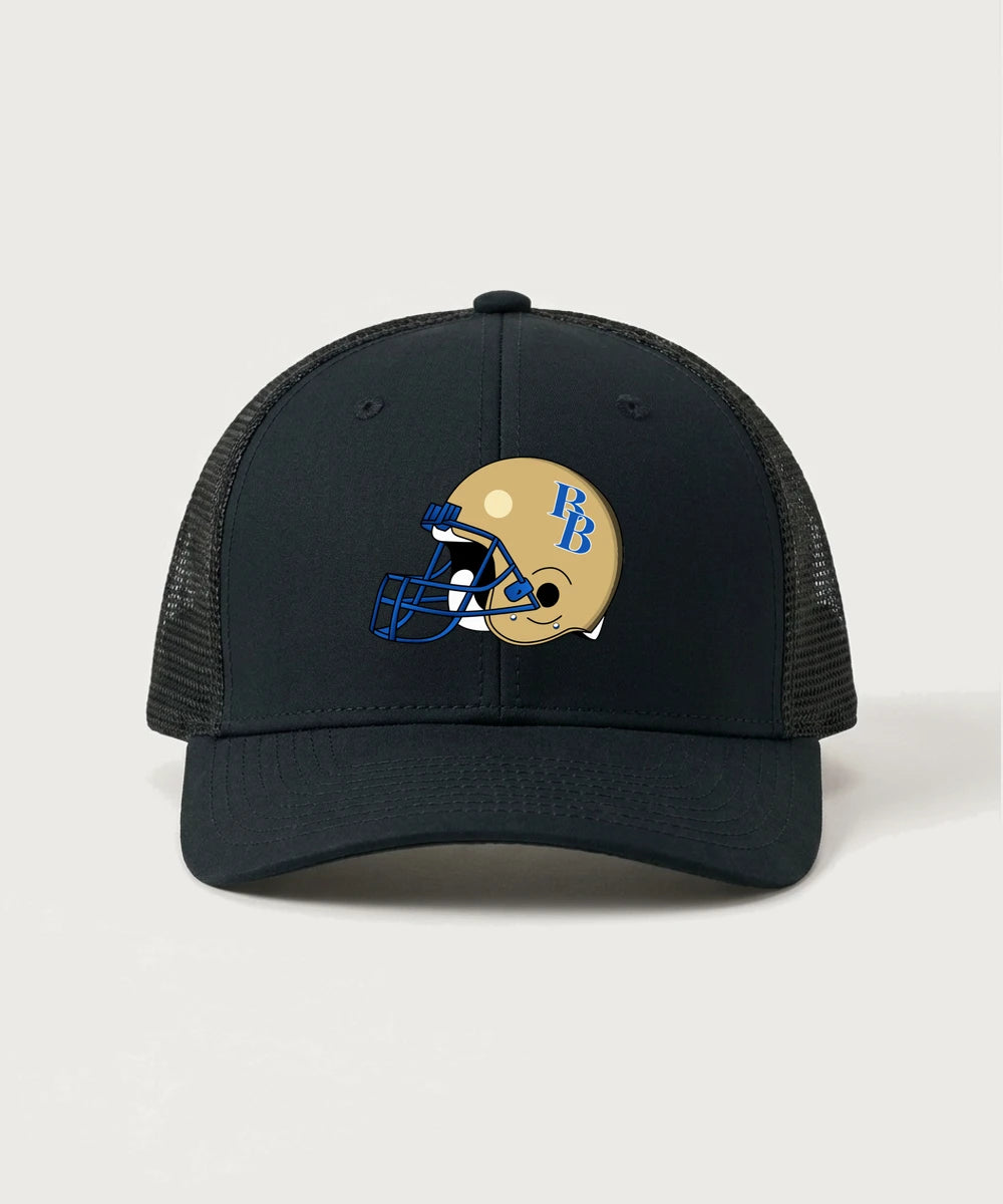 Braham Area High School Football (Boys) - Black/ Black Sport-Tek Club Trucker Cap STC46