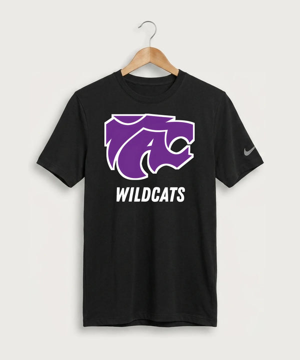 Axtell High School Basketball (Girls) Team Store - Black Nike Swoosh Sleeve rLegend Tee NKDX8730