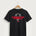 Forreston Softball - Jet Black Port & Co Core Cotton Tee. PC54