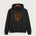 Underwood High School Football (Boys) - Jet Black Port & Co Core Fleece Pullover Hooded Sweatshirt. PC78H