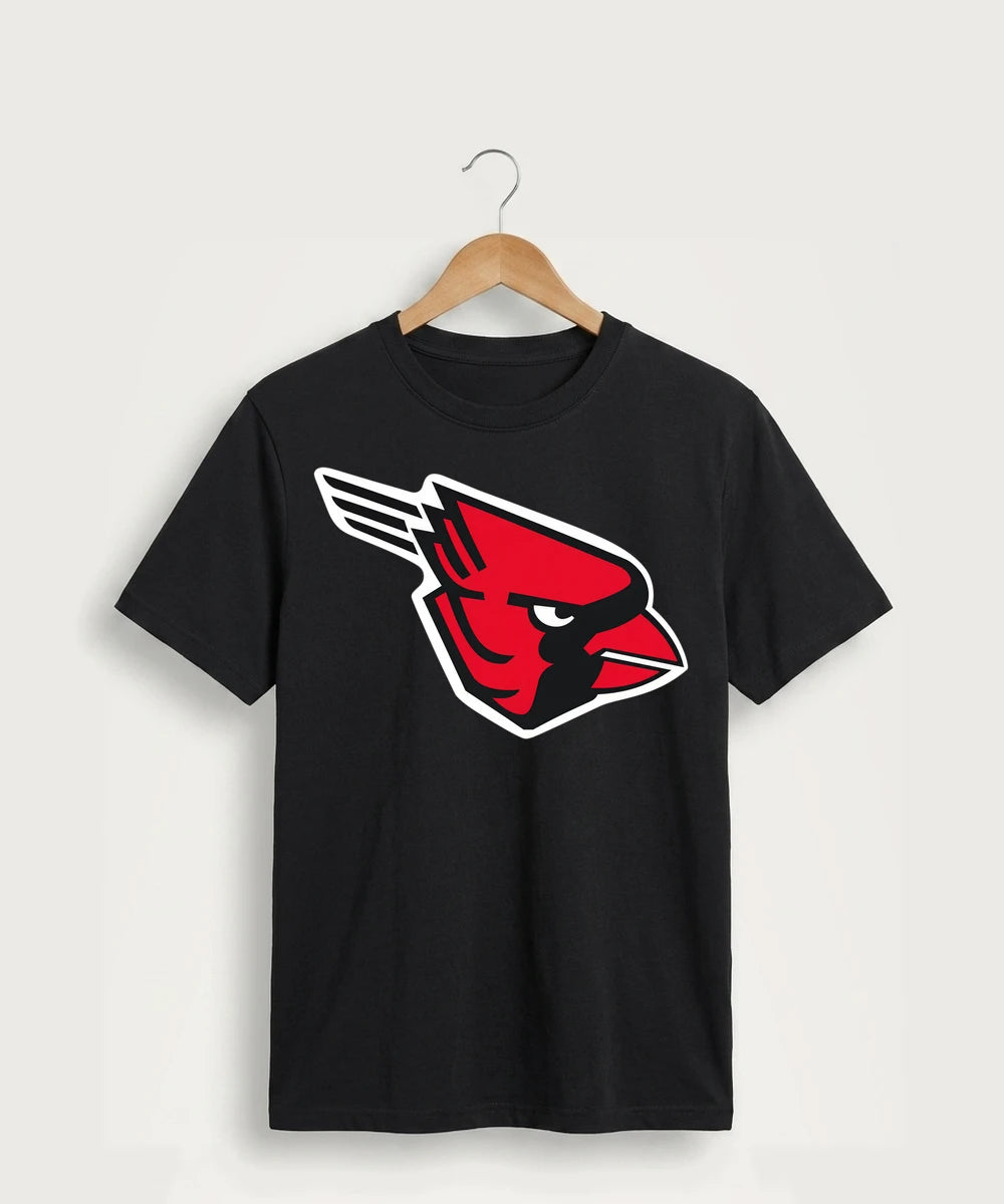 GF E2E Test 02 Track and Field - Jet Black Port & Co Core Cotton Tee. PC54