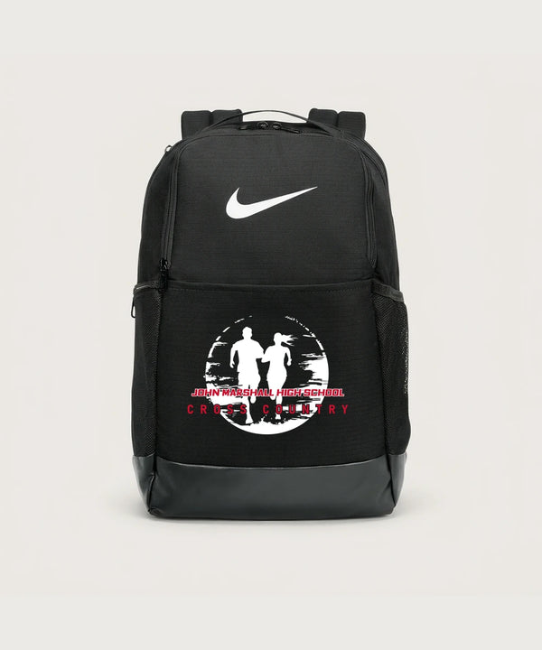 John Marshall High School Cross Country (Coed) - Black Nike Brasilia Medium Backpack NKDH7709