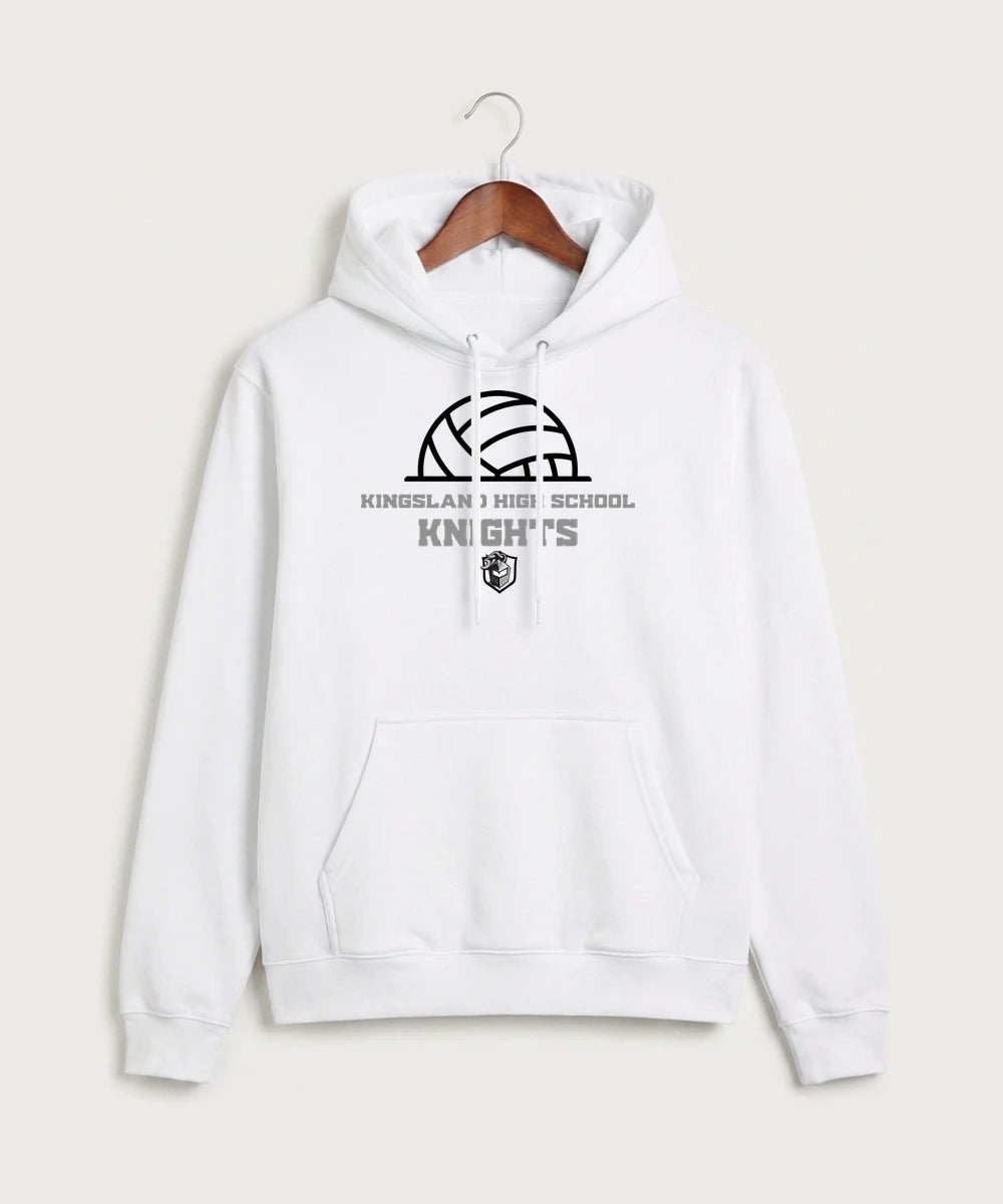 Kingsland High School Volleyball (Girls) - White Hoodie Value