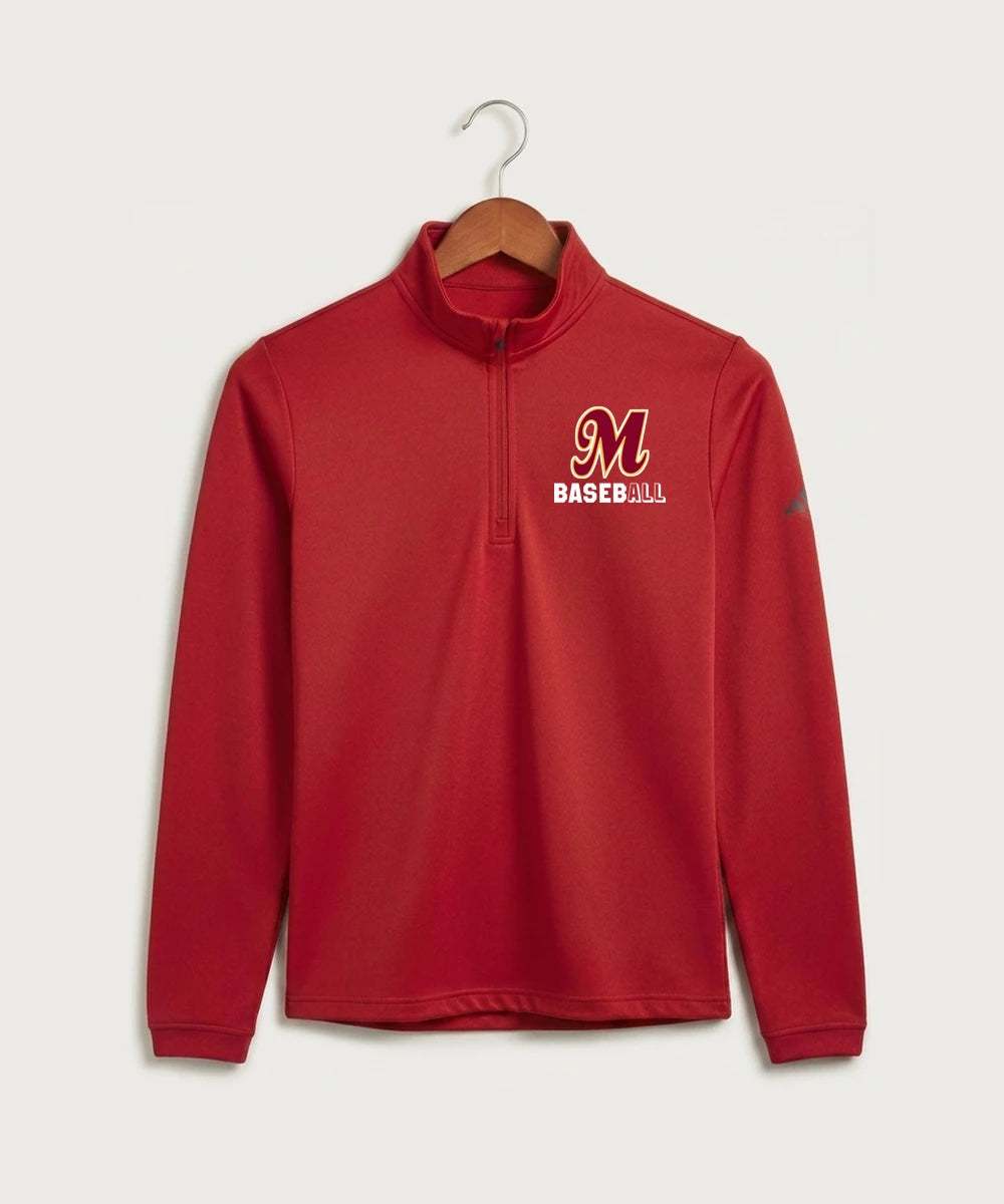 MAYBA Baseball Team Store - Power Red Men's Ultimate365 Lightweight Quarter-Zip Pullover