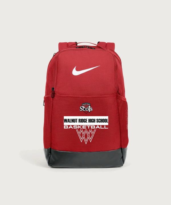 Walnut Ridge High School Basketball Team Store - University Red Nike Brasilia Medium Backpack NKDH7709