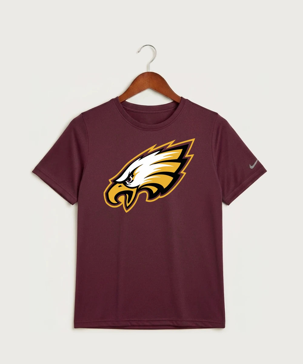 Dover-Eyota High School Football (Boys) - Deep Maroon Nike Youth Swoosh Sleeve rLegend Tee NKDX8787