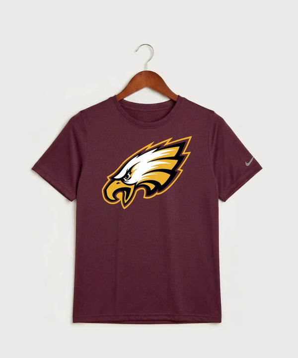 Dover-Eyota High School Football (Boys) - Deep Maroon Nike Youth Swoosh Sleeve rLegend Tee NKDX8787