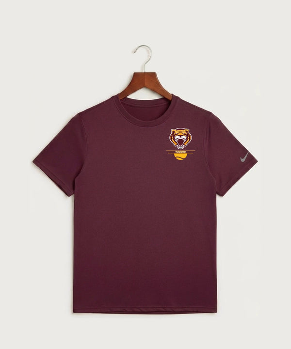 Stewartville High School Tennis (Coed) - Deep Maroon Nike Swoosh Sleeve rLegend Tee NKDX8730