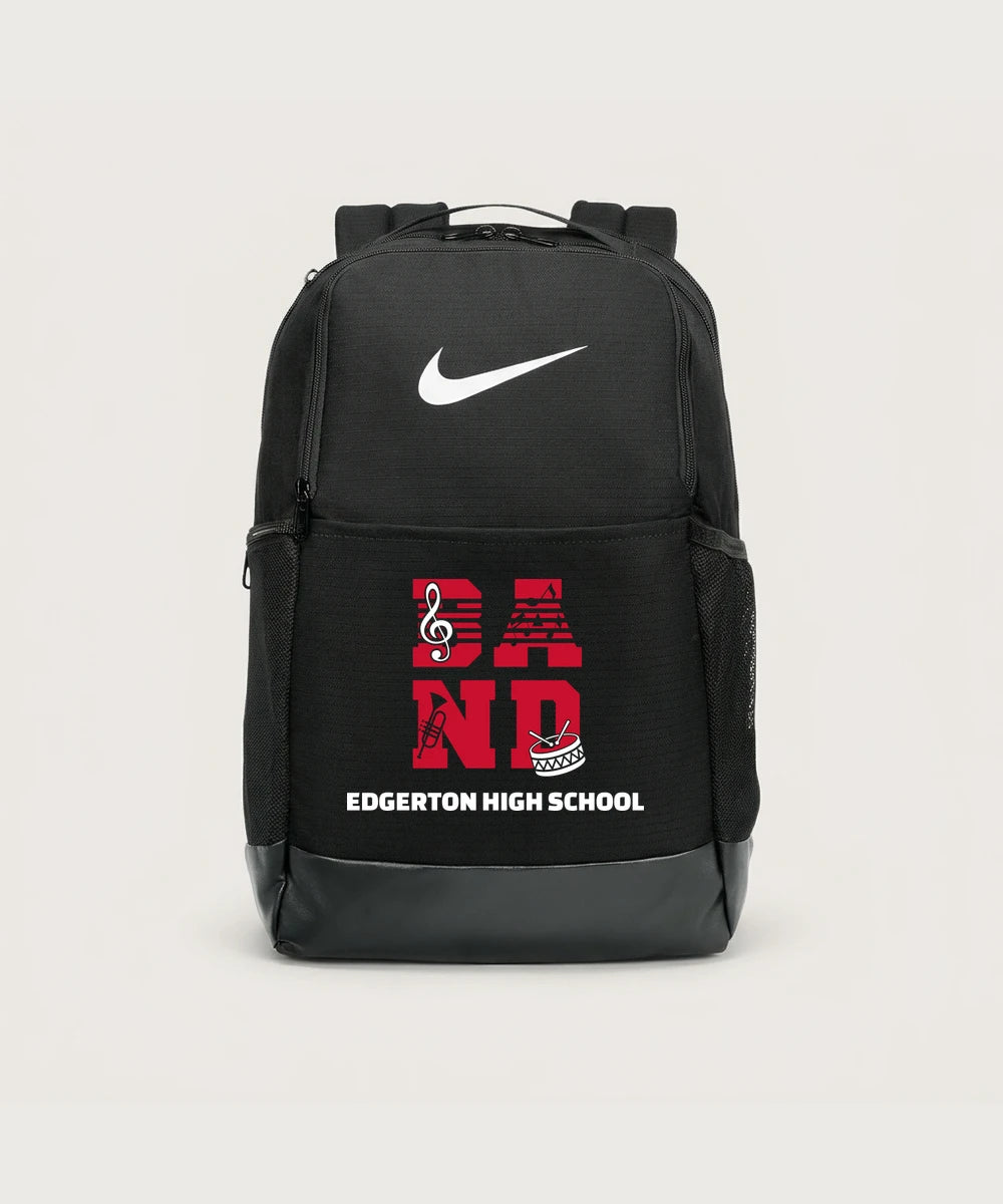 Edgerton High School Band Team Store - Black Nike Brasilia Medium Backpack NKDH7709