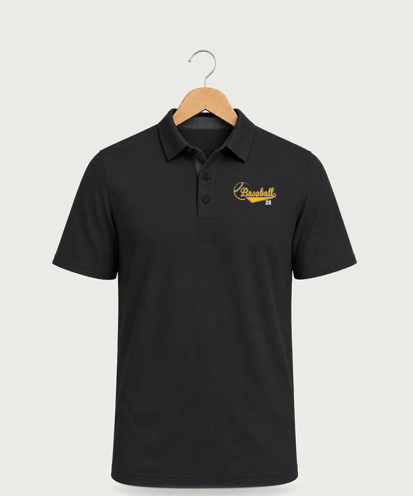 MAYBA Baseball Team Store - Black Polo