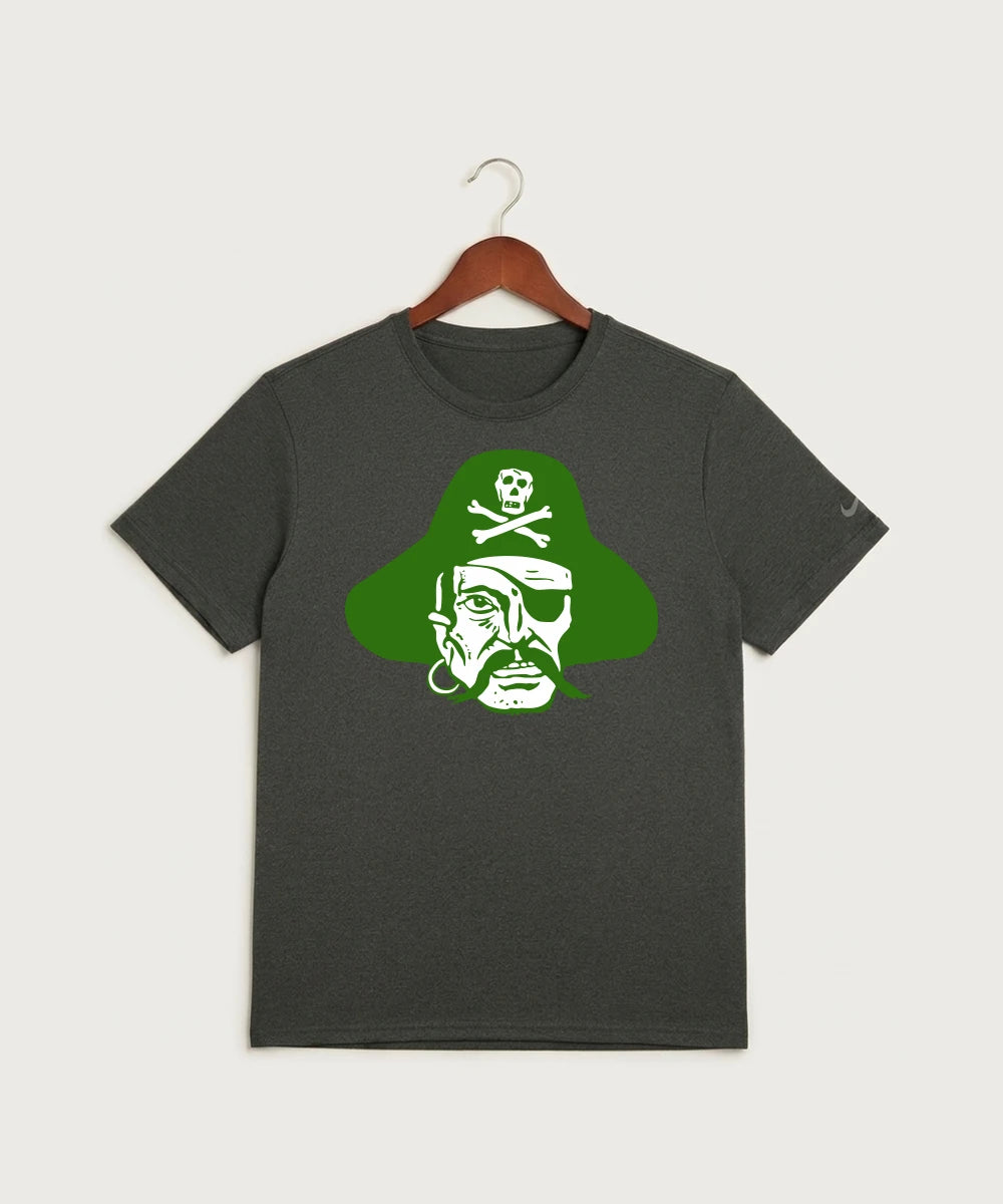 Verndale High School Football (Boys) - Dark Smoke Heather Nike Swoosh Sleeve rLegend Tee NKDX8730