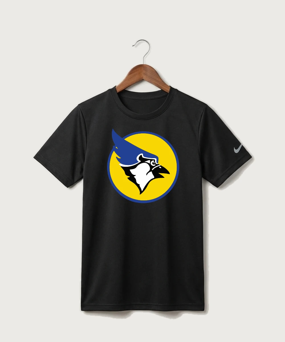 Waseca High School Football (Boys) - Black Nike Youth Swoosh Sleeve rLegend Tee NKDX8787