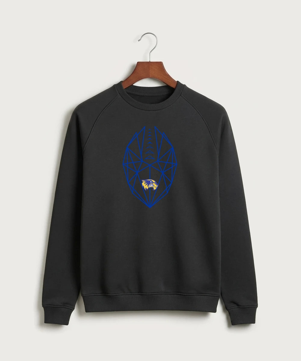 Wadena Deer Creek High School Football (Boys) - Black Crewneck