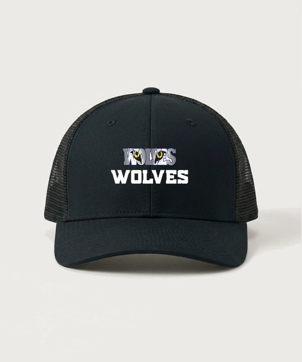 Walker Hackensack Akeley Volleyball (Girls) - Black/ Black Sport-Tek Club Trucker Cap STC46