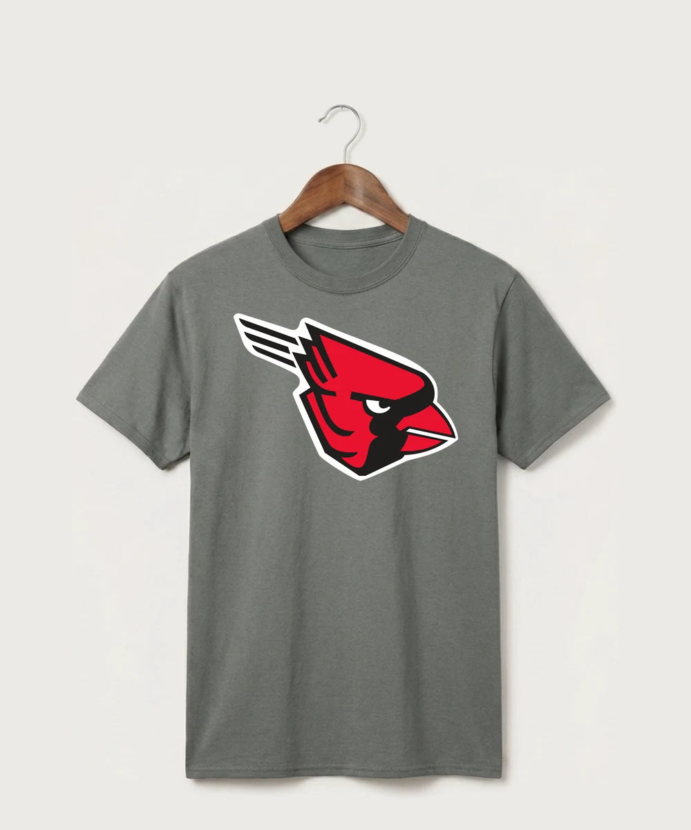 Forreston Football - Medium Grey Port & Co Core Cotton Tee. PC54