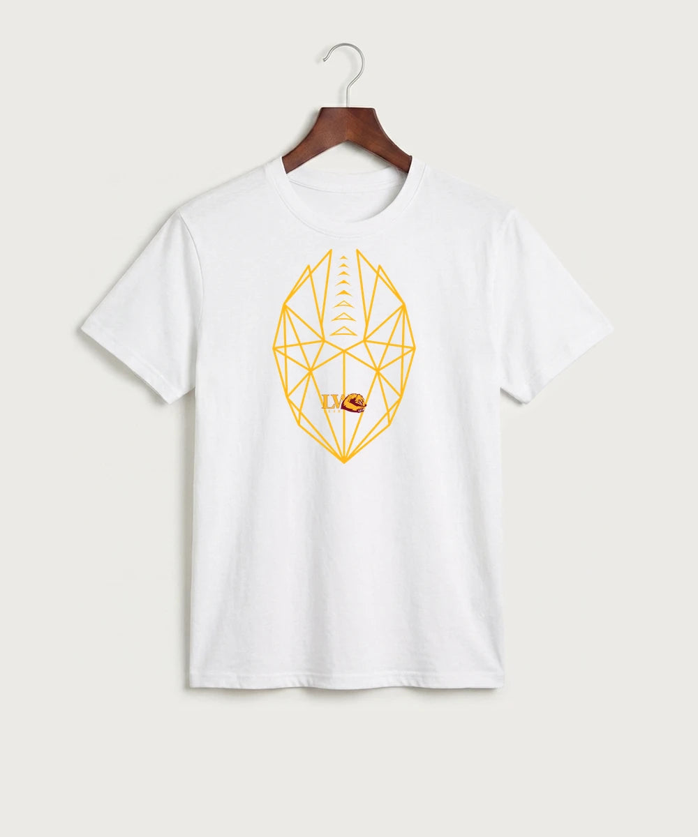 Lake of the Woods High School Football (Boys) - White Port & Co Core Cotton Tee. PC54