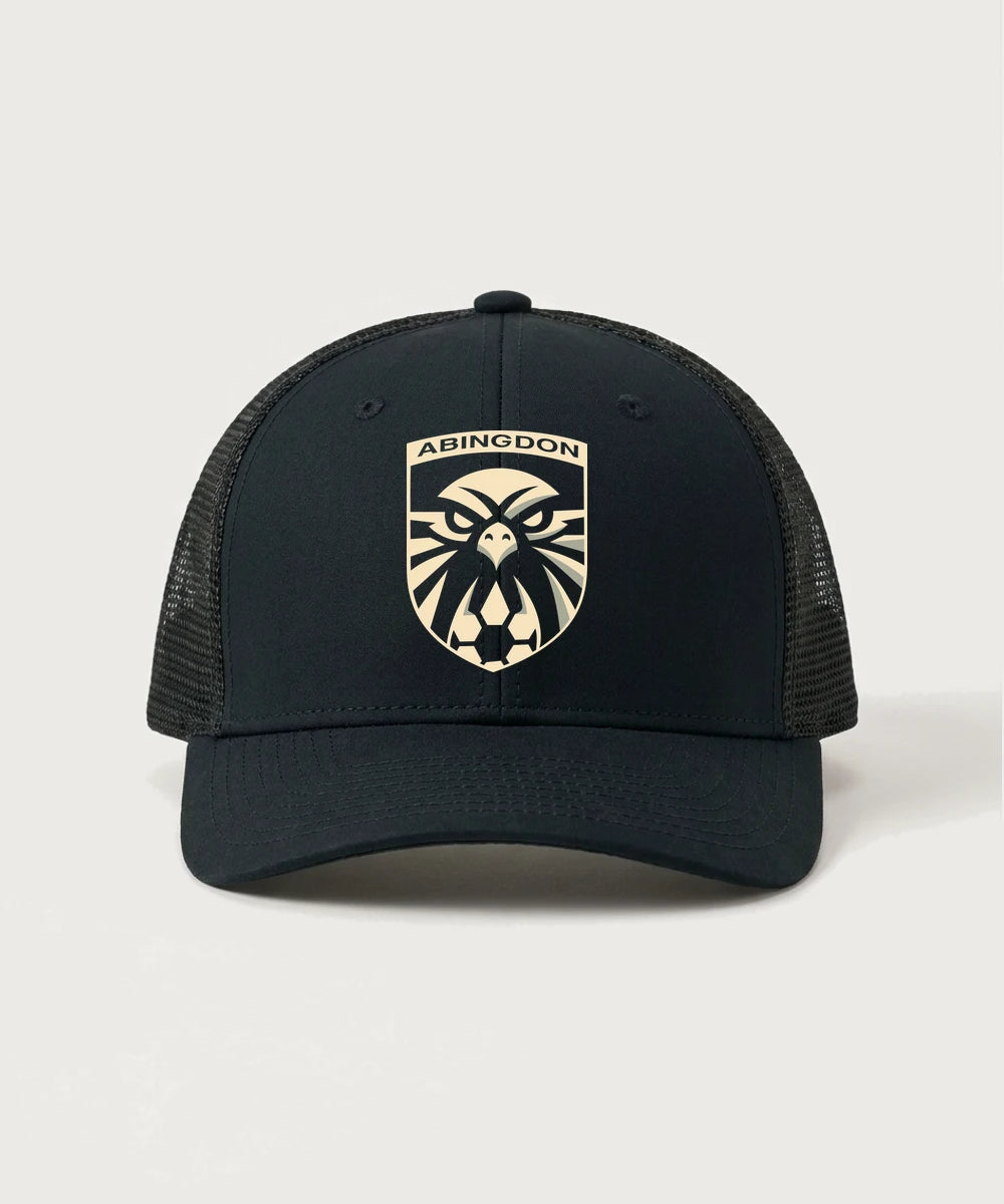 Abingdon High School Football (Boys) - Black/ Black Sport-Tek Club Trucker Cap STC46