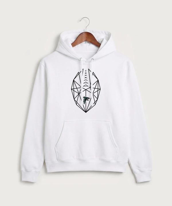 Fillmore Central High School Football (Boys) - White Port & Co Core Fleece Pullover Hooded Sweatshirt. PC78H