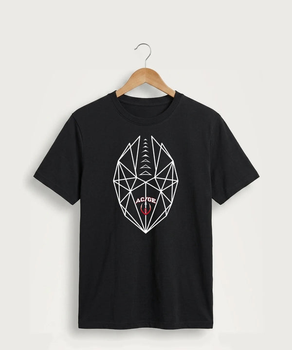 Alden-Conger-Glenville Emmons High School Football (Boys) - Jet Black Port & Co Core Cotton Tee. PC54