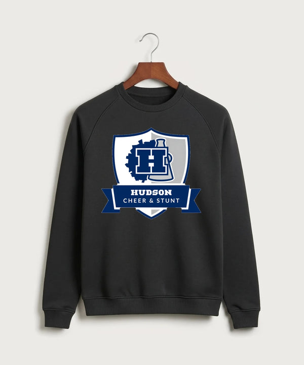 Hudson Cheer & Stunt - Black Crewneck
