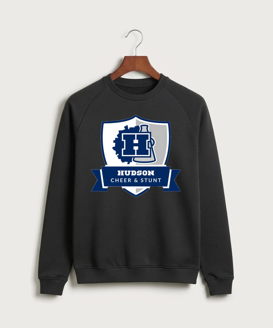 Hudson Cheer & Stunt - Black Crewneck