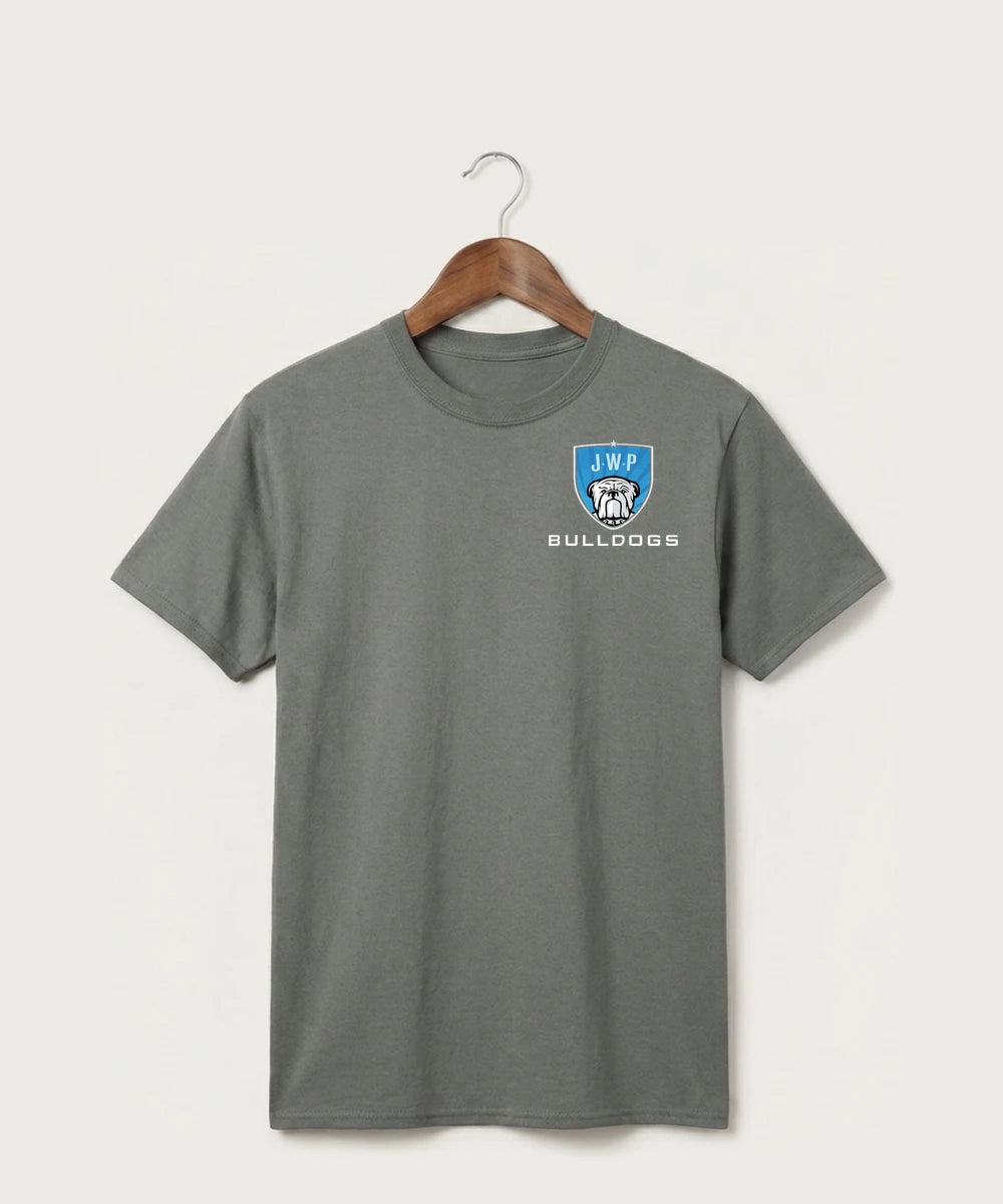 Janesville Waldorf Pemberton Volleyball (Girls) - Medium Grey Port & Co Core Cotton Tee. PC54