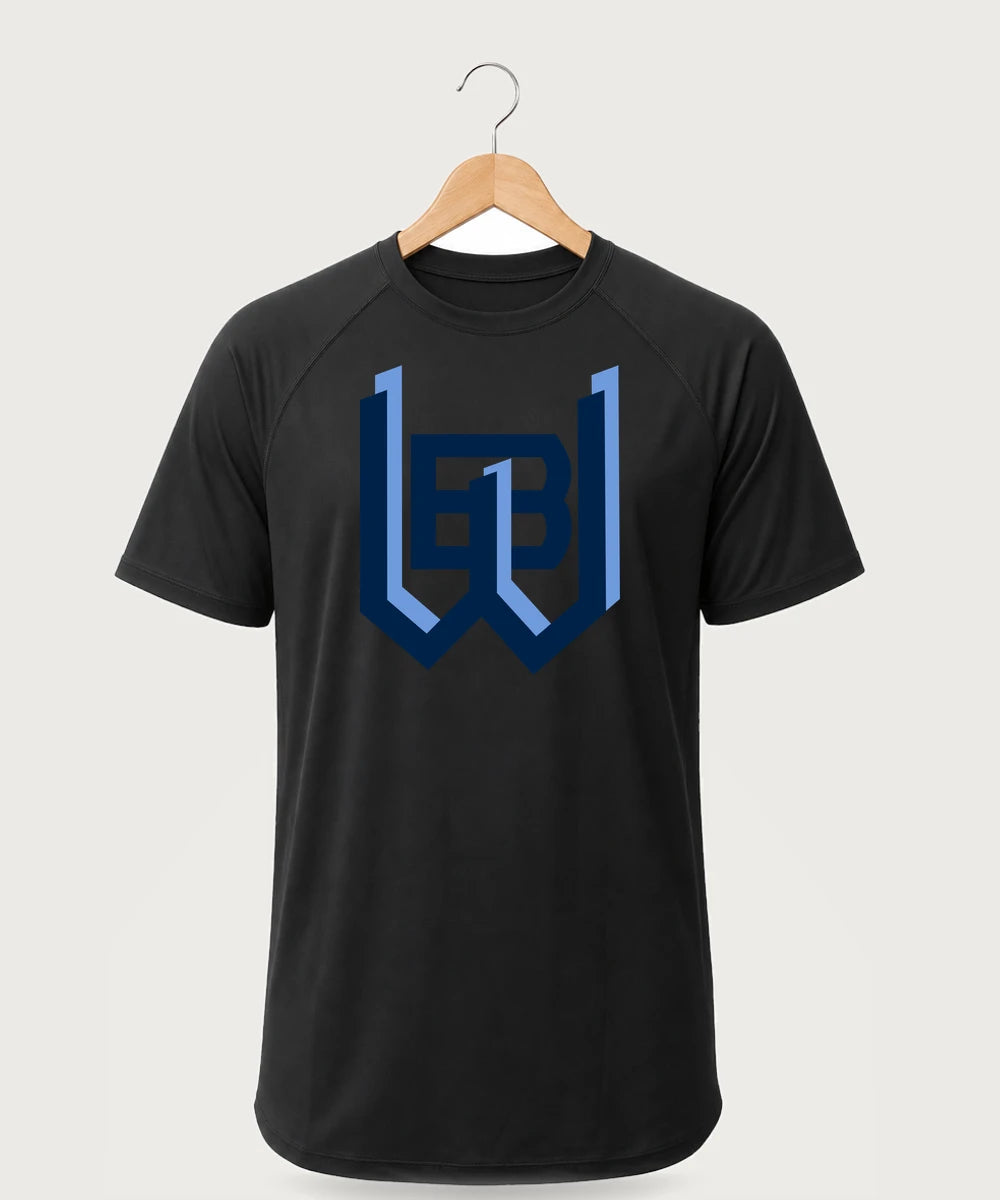 West Bend West High School Football - Black Tee