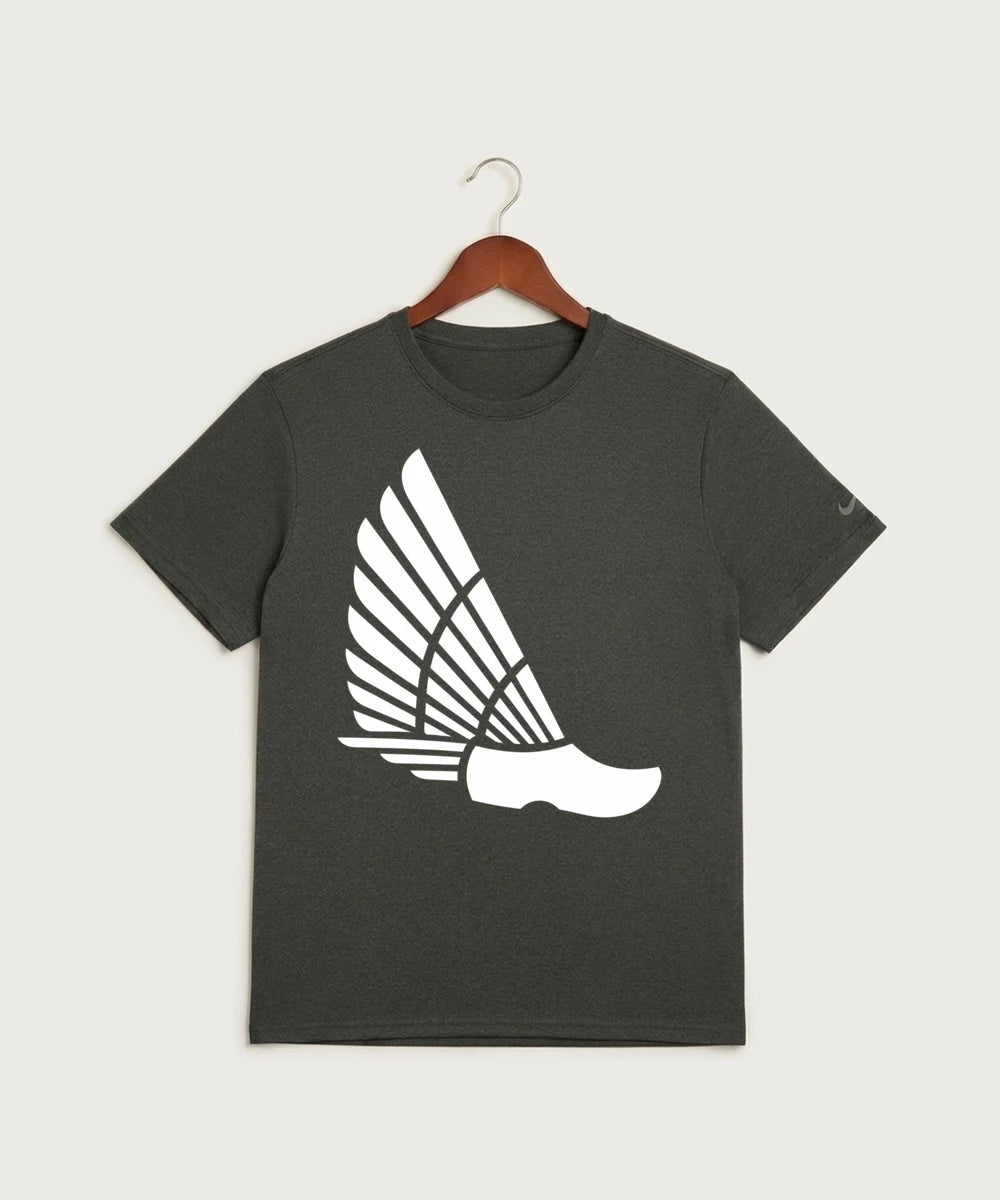 Edgerton High School Band Team Store - Dark Smoke Heather Nike Swoosh Sleeve rLegend Tee NKDX8730