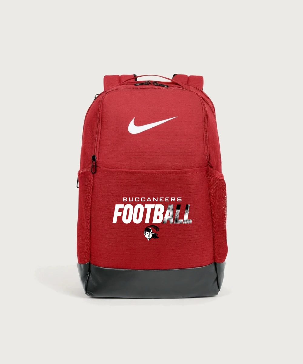 Border West Football (Boys) - University Red Nike Brasilia Medium Backpack NKDH7709