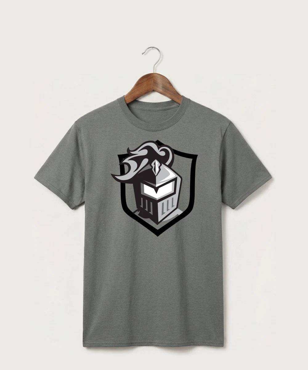 Kingsland High School Volleyball (Girls) - Medium Grey Port & Co Core Cotton Tee. PC54