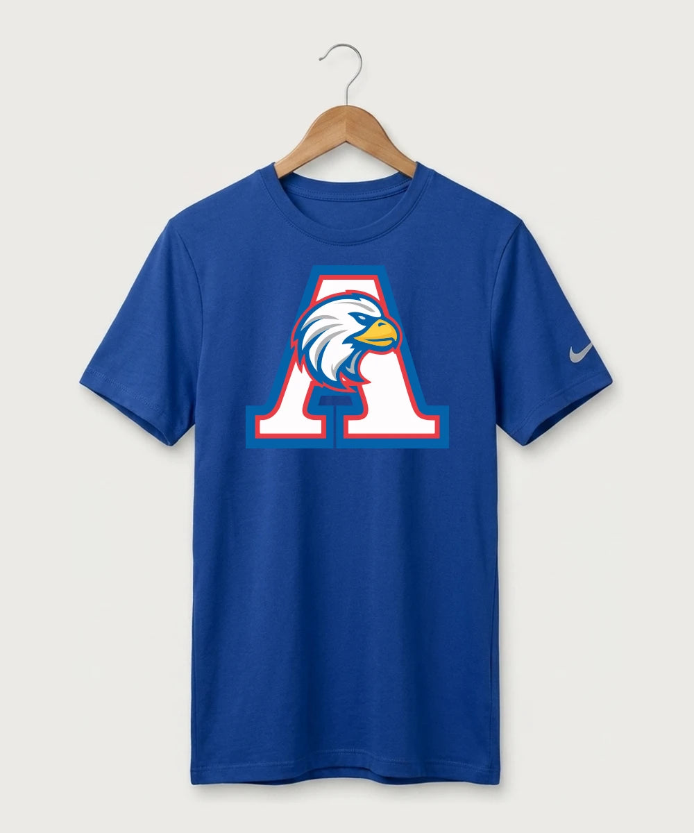 Apollo High School Football (Boys) - Game Royal Nike Swoosh Sleeve rLegend Tee NKDX8730
