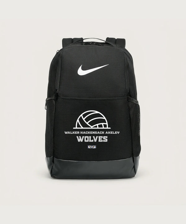 Walker Hackensack Akeley Volleyball (Girls) - Black Nike Brasilia Medium Backpack NKDH7709