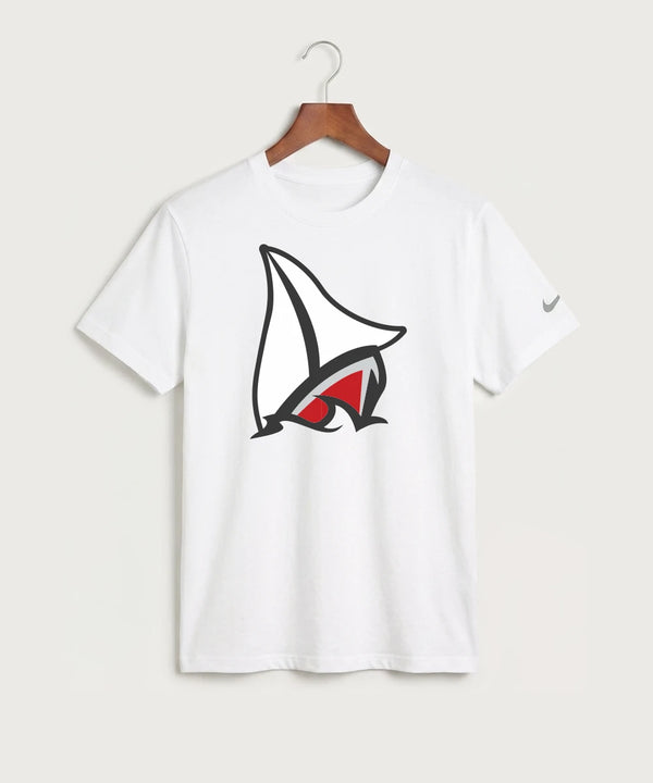 Detroit Lakes Community High School Football (Boys) - White Nike Swoosh Sleeve rLegend Tee NKDX8730