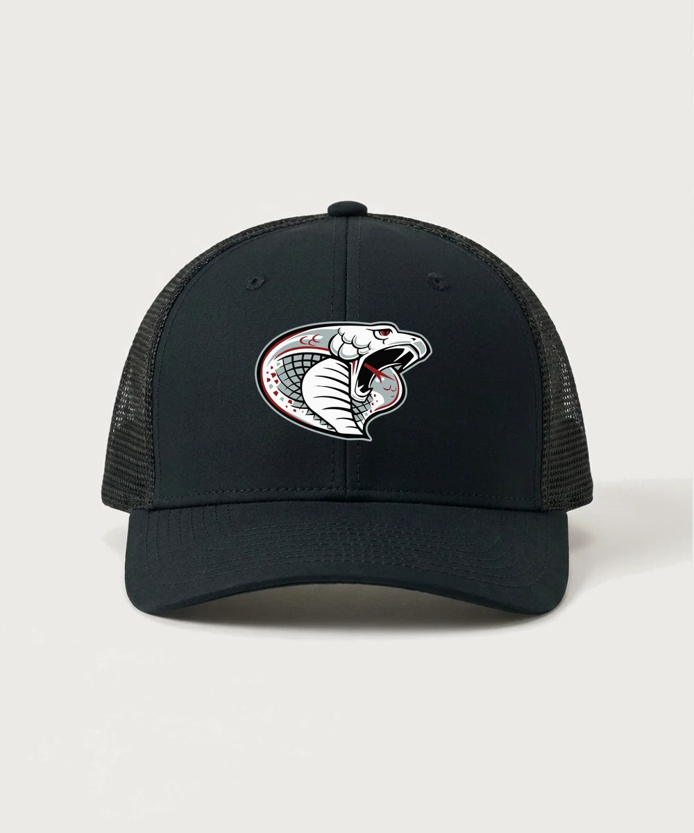 Triton High School Volleyball (Girls) - Black/ Black Sport-Tek Club Trucker Cap STC46