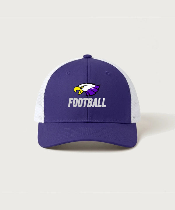 Red Wing High School Football - Purple/ White Sport-Tek Club Trucker Cap STC46