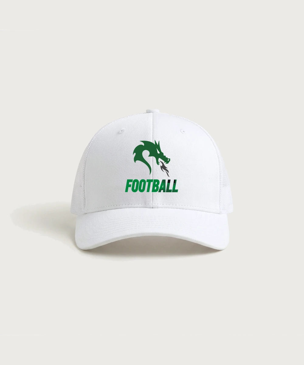 Pine City High School Football (Boys) - White/ White Sport-Tek Club Trucker Cap STC46
