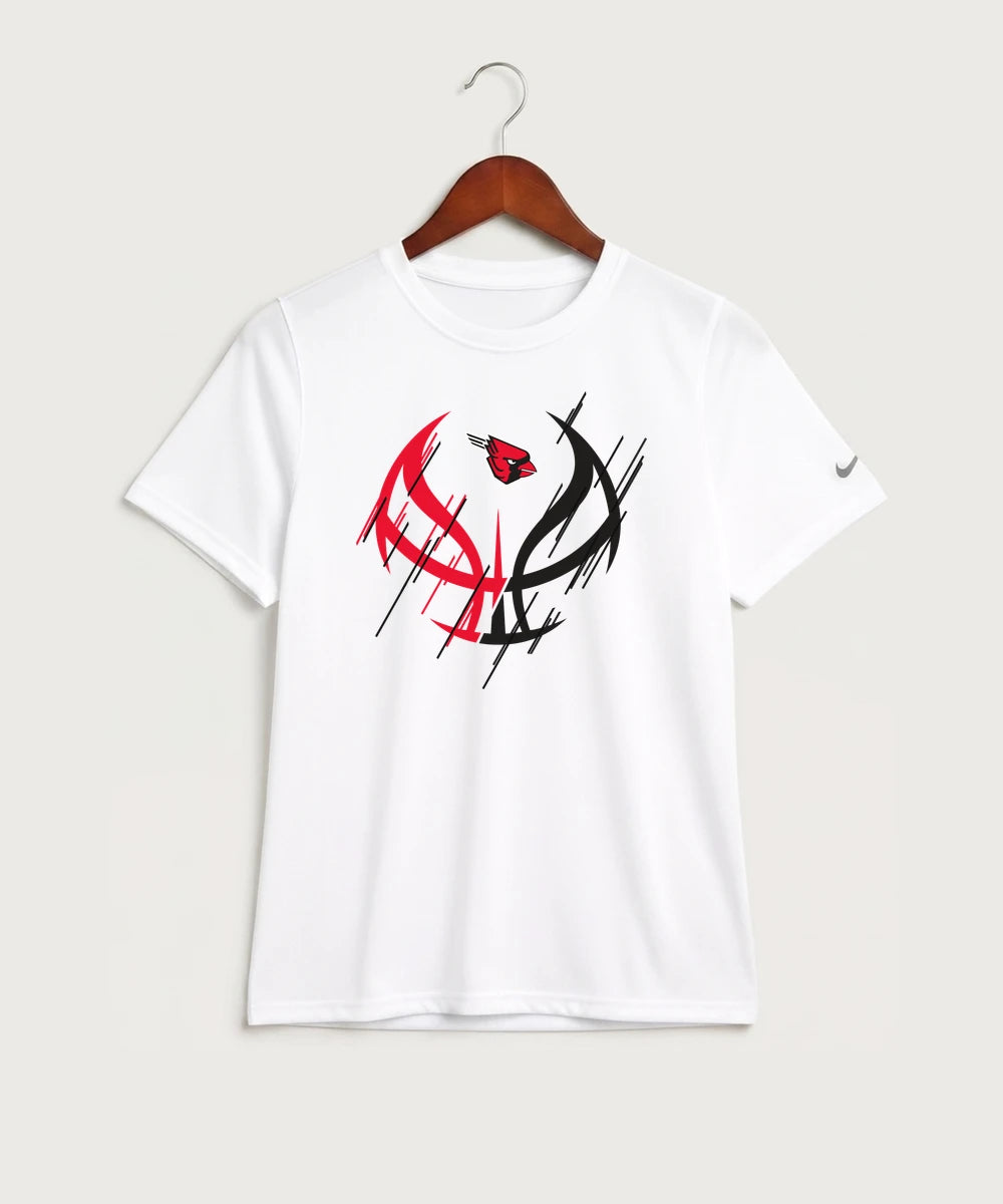 Forreston Basketball - White Nike Youth Swoosh Sleeve rLegend Tee NKDX8787