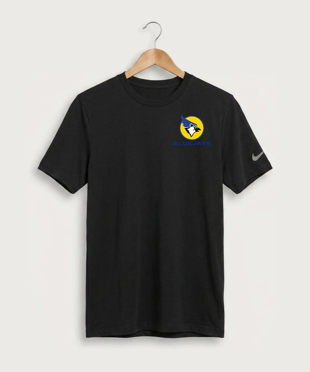 Waseca High School Football (Boys) - Black Nike Swoosh Sleeve rLegend Tee NKDX8730