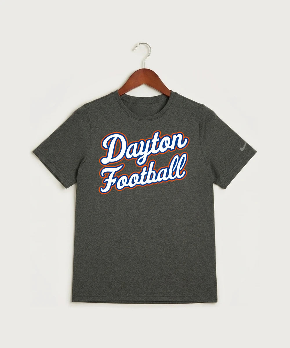 Jonathan Dayton High School Football Team Store - Dark Smoke Heather Nike Youth Swoosh Sleeve rLegend Tee NKDX8787