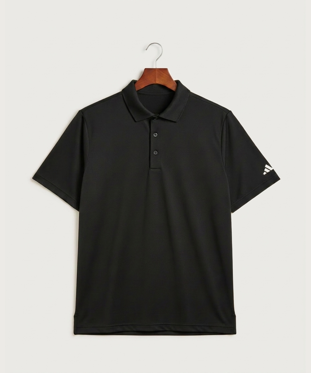 Wisconsin Hanger Test - Black Polo - Left Chest