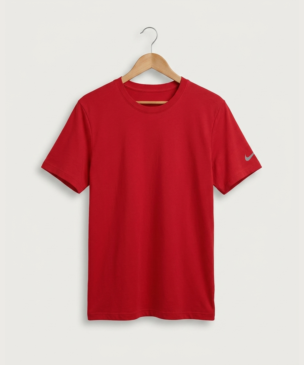 Wisconsin Hanger Test - University Red Nike Youth Swoosh Sleeve rLegend Tee NKDX8787