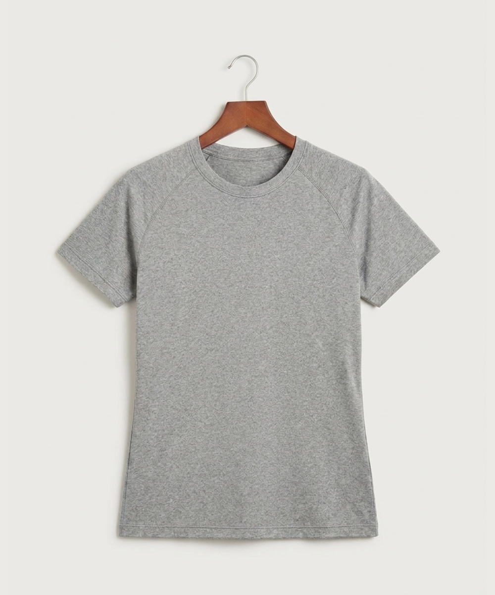 Wisconsin Hanger Test - Gray Tee - Left Chest